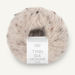 Tynn Silk Mohair - Greige Tweed 2600 - 44015