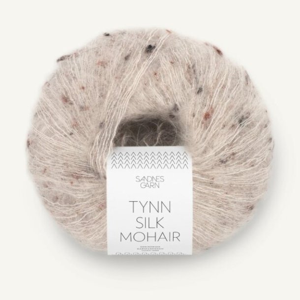 Tynn Silk Mohair - Greige Tweed 2600 - 44015