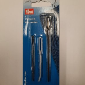 Prym Uldnle i 3 strrelser i plast