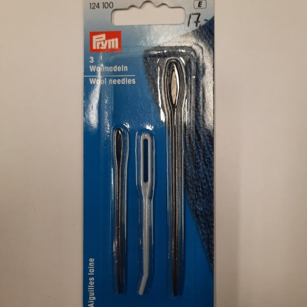 Prym Uldnle i 3 strrelser i plast