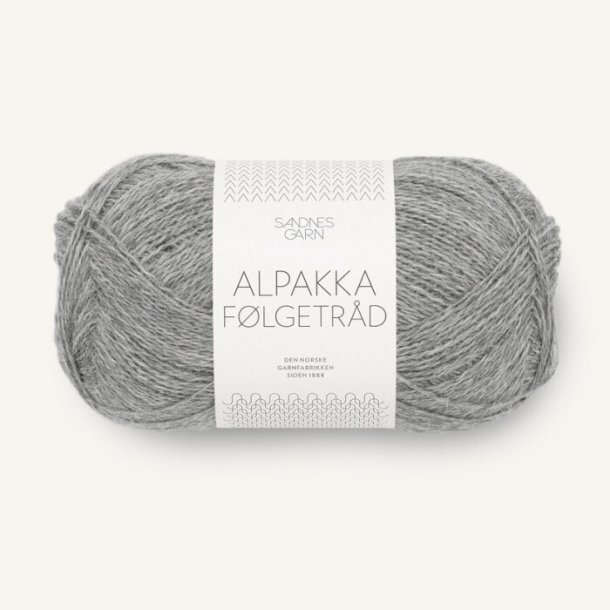 Alpakka F�lgetr�d - Gr� meleret 1042 - 117828