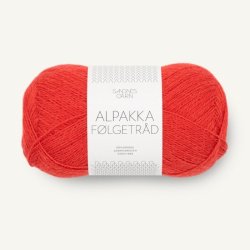 Alpakka Flgetrd - Scarlet red 4018 - 119365