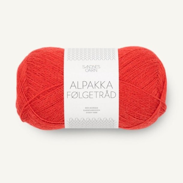 Alpakka Flgetrd - Scarlet red 4018 - 119365