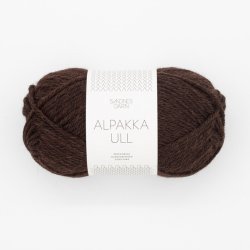 Alpakka Ull - Kaffe 3581 - 130645