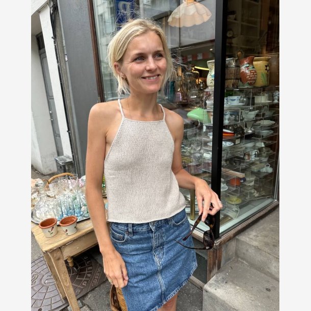 Audrey Top - Dame - Opskrift fra PetiteKnit 