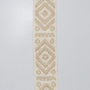 B�nd 40mm bom/poly etnico (Natur/Beige)