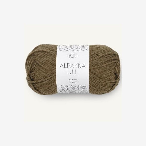 Alpakka Ull - Dark oliven 9873 - 123090