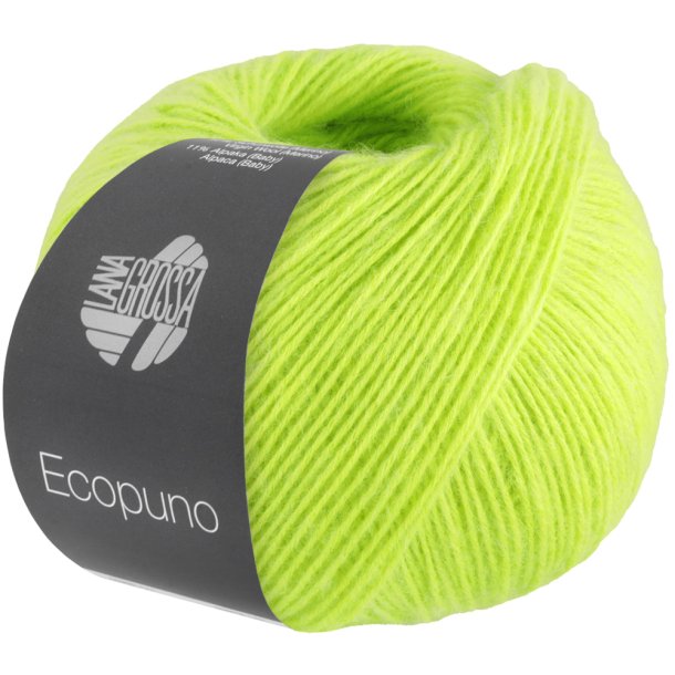 Ecopuno fra Lana Grossa  Lime grn- 96 - 434170
