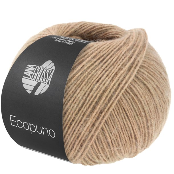Ecopuno fra Lana Grossa - lysebrun 222 - 262105