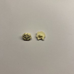 Plastikknap - F�r 15 mm