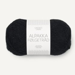 Alpakka Flgetrd - Sort 1099 - 120910