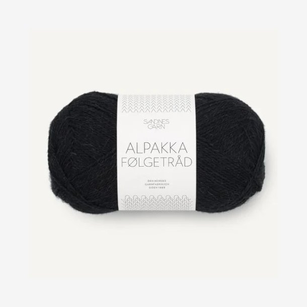 Alpakka Flgetrd - Sort 1099 - 120910