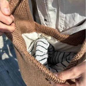 For til taske med rund bund - Omkreds 80 cm 