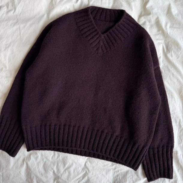 Hannah Sweater V-neck - PetiteKnit 