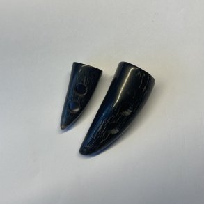 Horn knebel - sort/blid brun