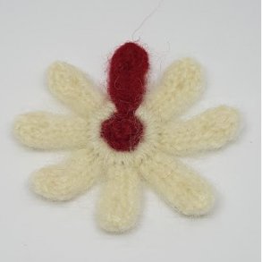 Kn�k Cancer Broche som strikkekit