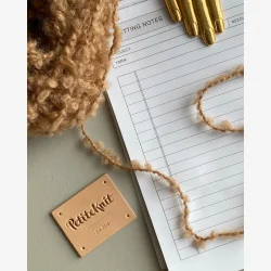 "PetiteKnit" - lderlabel