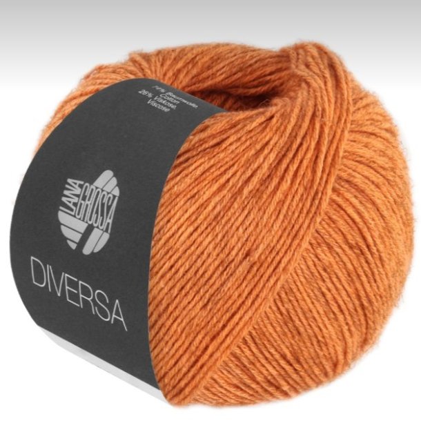 Diversa fra Lana Grossa - Orange 21 - 08