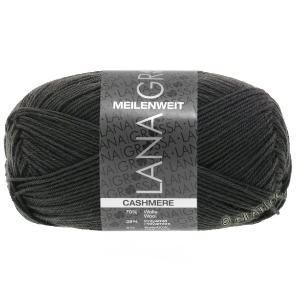 Meilenweit Cashmere Strmpegarn  - Antracit 55 - 18328