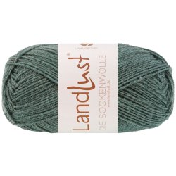 Landlust - Die Sockenwolle M�lange Gr�n 1611 - 48385