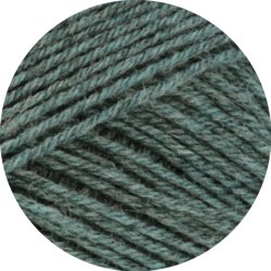 Landlust - Die Sockenwolle M�lange Gr�n 1611 - 48385