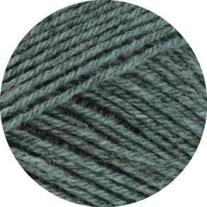 Landlust - Die Sockenwolle M�lange Gr�n 1611 - 48385