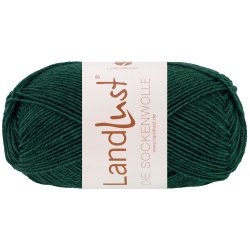 Landlust - Die Sockenwolle M�lange Gr�n petrol 1612 - 37877