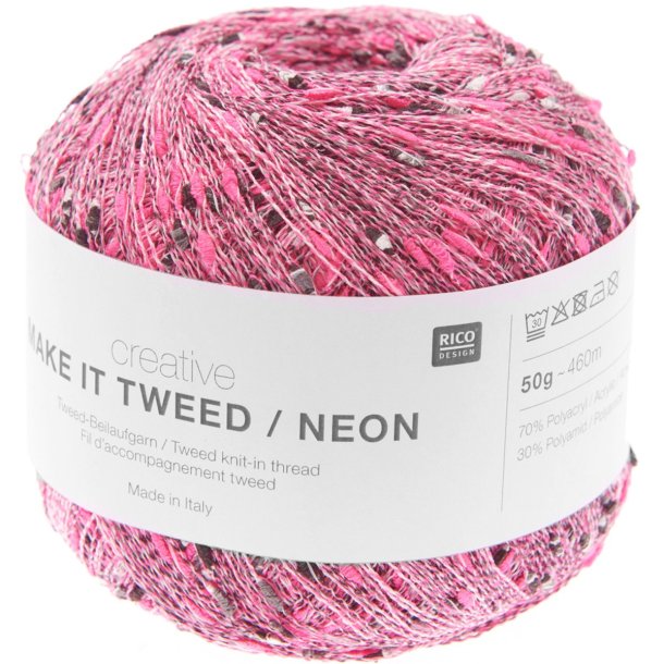 Make it Tweed - Fuchsia (neon-pink) 002 - 216153