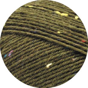 Meilenweit TWEED Str�mpegarn 100 g - Army 168 - 28870