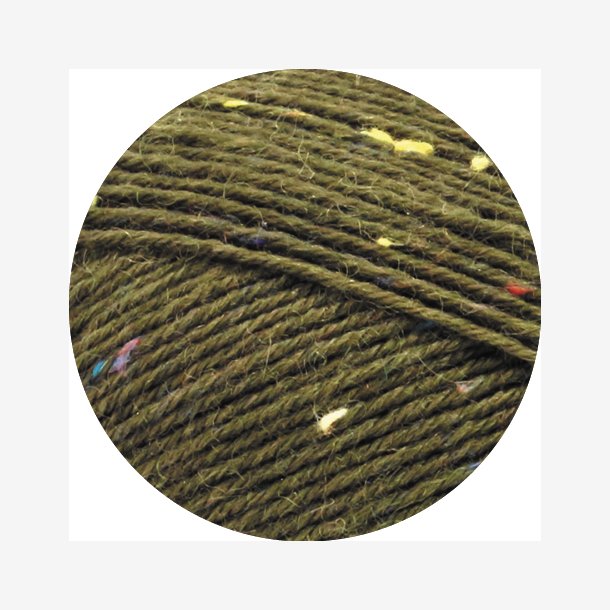 Meilenweit TWEED Strmpegarn 100 g - Army 168 - 28870