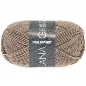 Lana Grossa Meilenweit Strmpegarn - Taupe 1359 - 38563