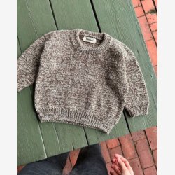 Melange Sweater Baby - Opskrift fra PetiteKnit 