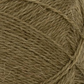 Alpakka Flgetrd - Mrk Olivengrn 9873 - 124362