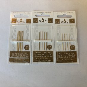 Needles gold color - DMC