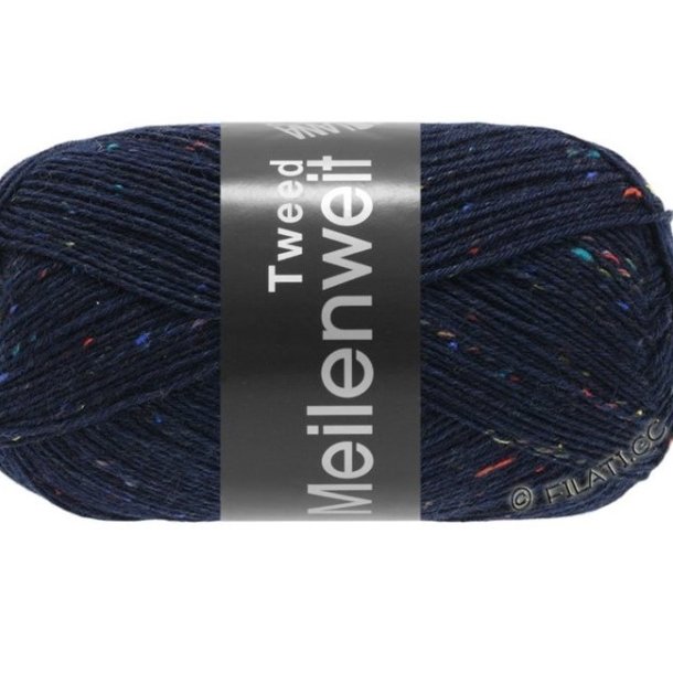 Meilenweit TWEED Strmpegarn 100 g - Natbl 112 - 28857