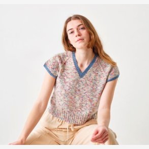 Vest med Leonora 890830 - Opskrift fra Permin 