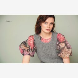 Tema 62 Veste - Hfte fra Sandnes Garn