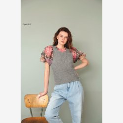 Tema 62 Veste - Hfte fra Sandnes Garn