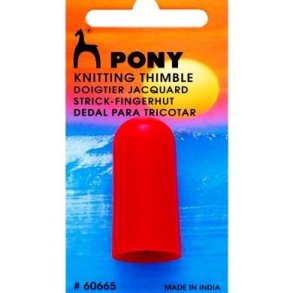 Pony Strikkefingerbl / Garnholder til 4 garner i plastik