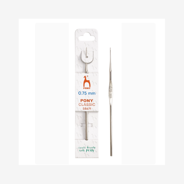 Pony h�klen�l st�l 12cm 0,75 - 58671