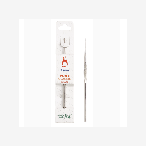 Pony h�klen�l st�l 12cm 1,00 58672