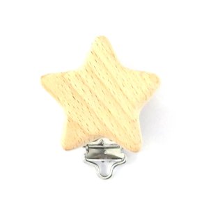 Trclips til suttesnor med stjerne