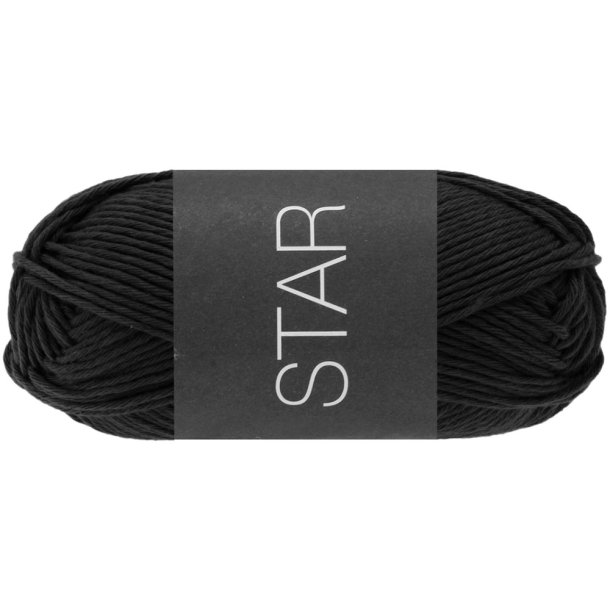 Star fra Lana Grossa Sort 020 - 171