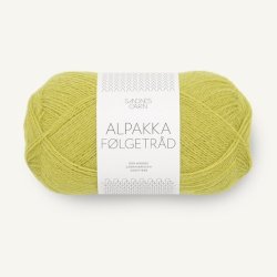 TILBUD - Alpakka Flgetrd - Sunny Lime 9825 - 114996