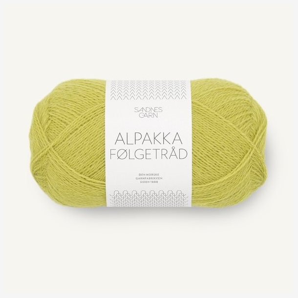 TILBUD - Alpakka Flgetrd - Sunny Lime 9825 - 114996