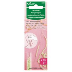 Clover Quick Beading Needles 2 stk