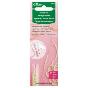 Clover Quick Beading Needles 2 stk