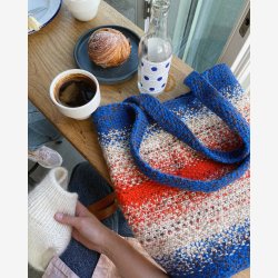 Technicolor Tote Bag | Opskrift fra PetiteKnit