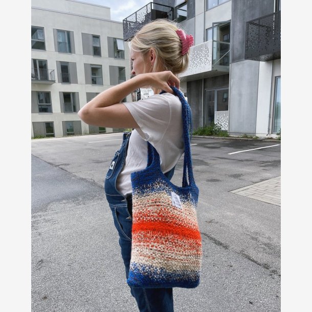 Technicolor Tote Bag | Opskrift fra PetiteKnit uden garn