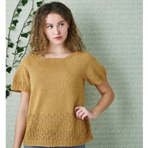 Top med blondekanter - Permin 893453